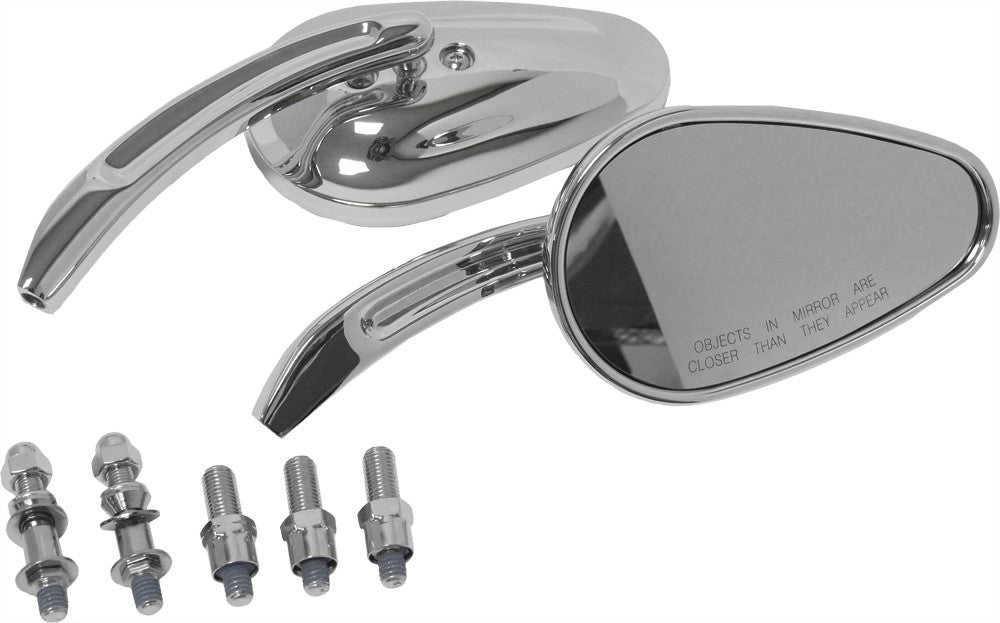 Harddrive 820-56006 18-130 MIRRORS CHROME TAPERED CHROME