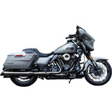 S&S Cycle 4-1/2" MK45 Performance Slip-On Mufflers Lava Chrome 50-State - 550-1113 For Harley Touring 2017-2026
