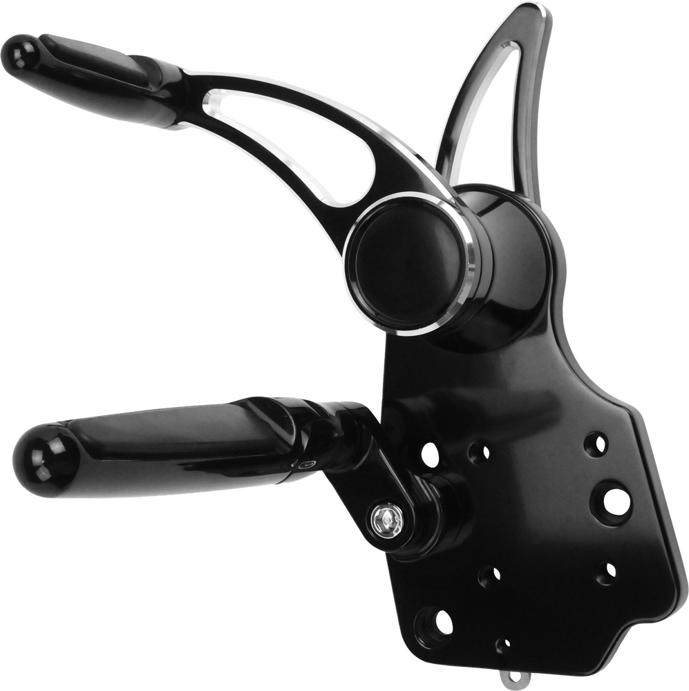 Hawg Halters Inc Forward Cntrls Black Slotted FLH - FCK-F14AS-FR-SE For Harley Touring 2014-2023
