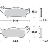 Sbs Brake Pad - 742LS BMW Motorcycles 1996-2023