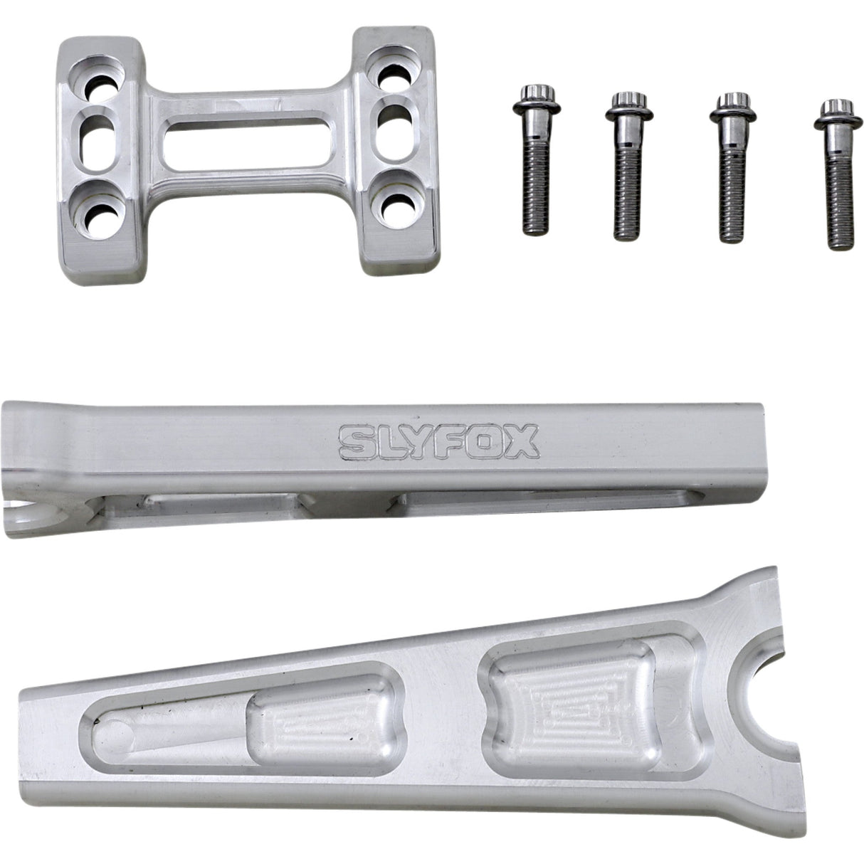 SLYFOX 0602-1158 TM-SLY5 Handlebar Riser Kit - Straight - 8" - Raw