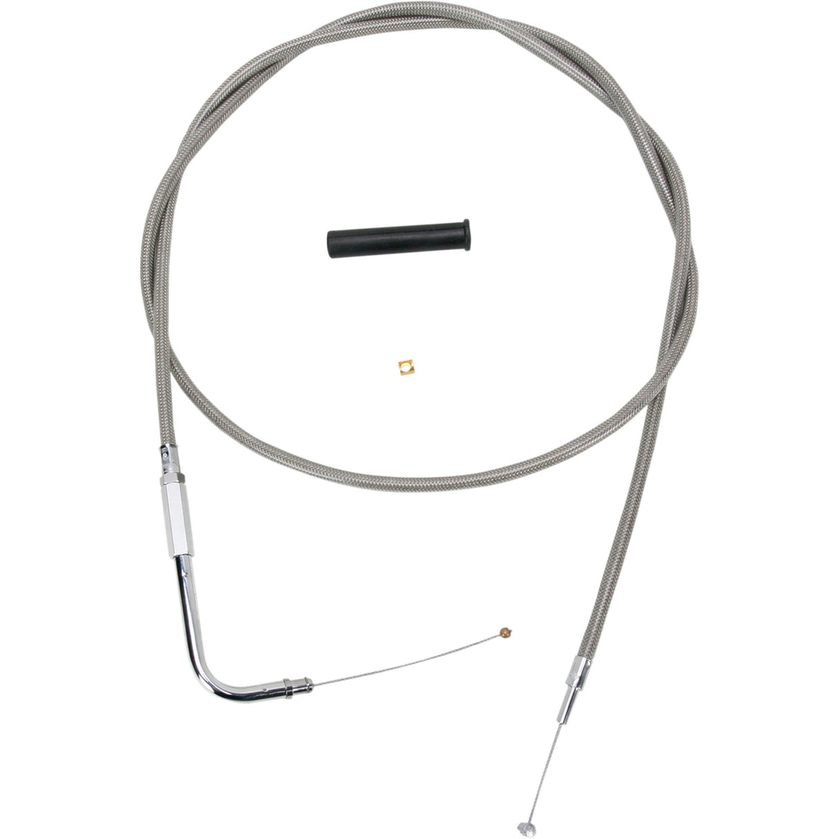 DRAG SPECIALTIES Stainless Braided Throttle Cable