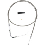 DRAG SPECIALTIES Stainless Braided Throttle Cable