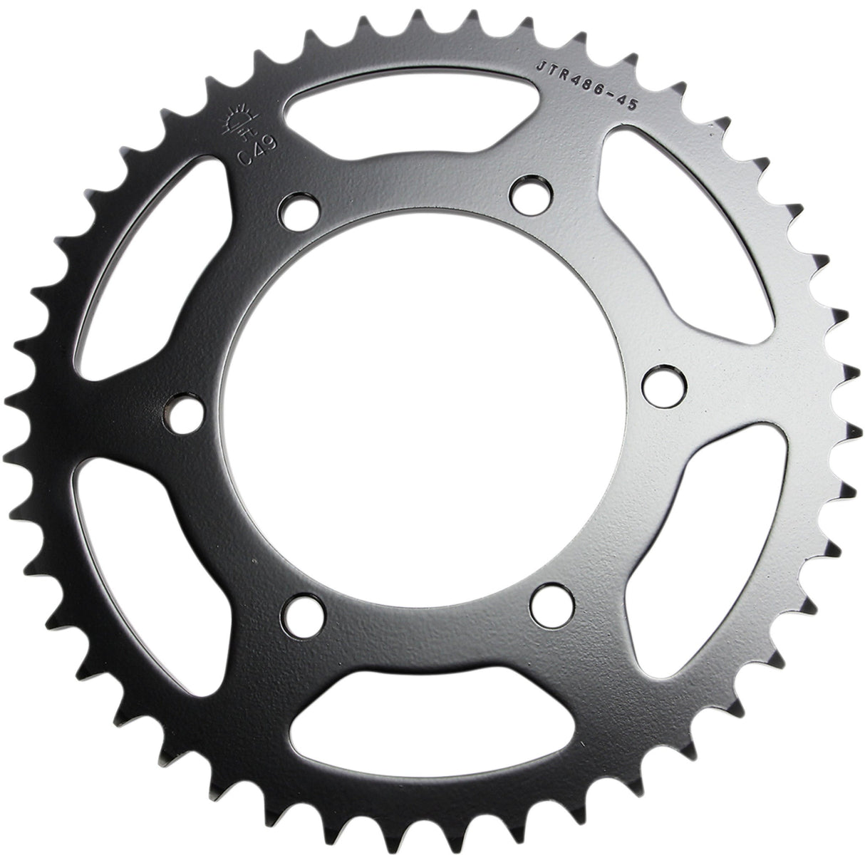 JT Sprockets Steel Rear Sprocket Rear Kawasaki Yamaha 45-Tooth For Suzuki 750 / 1000 / 1000R 2011-2019 | Kawasaki Ninja 250R 1988-2012
