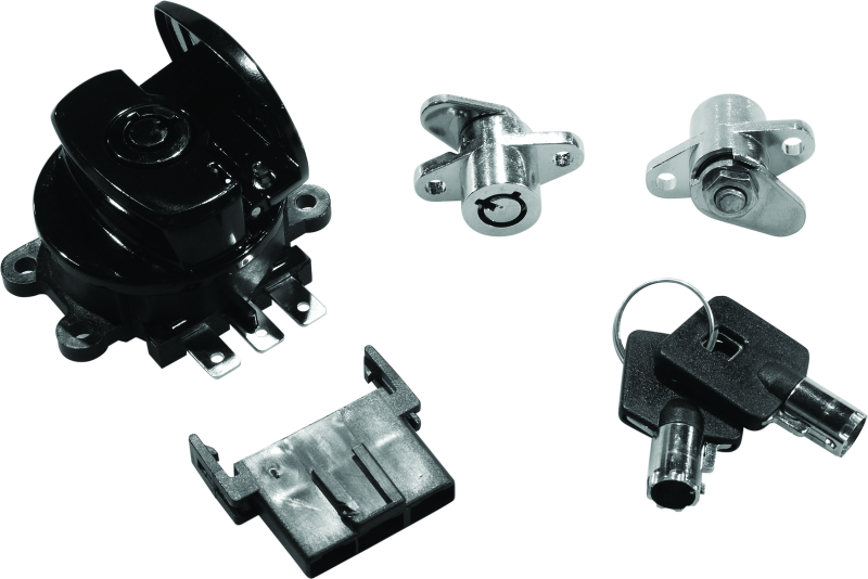 Bikers Choice 483293 99-13 Road King With Hard Bags Black Saddlebag Lock Kit