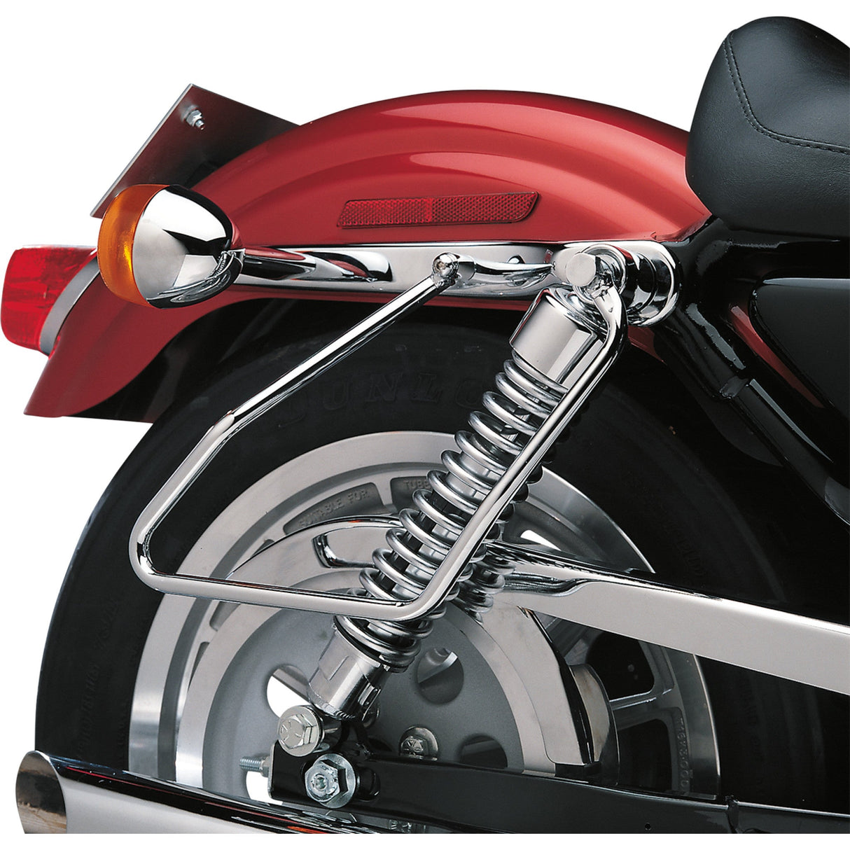 DRAG SPECIALTIES DS-110857 Chrome Saddlebag Support Brackets Saddlebag Support - XL '94-'03