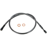 MAGNUM SHIELDING 1741-3718 AS47932 Designer Series ABS-Specific Upper Brake Line Kit - 7/16-35° - 32" - Black Pearl