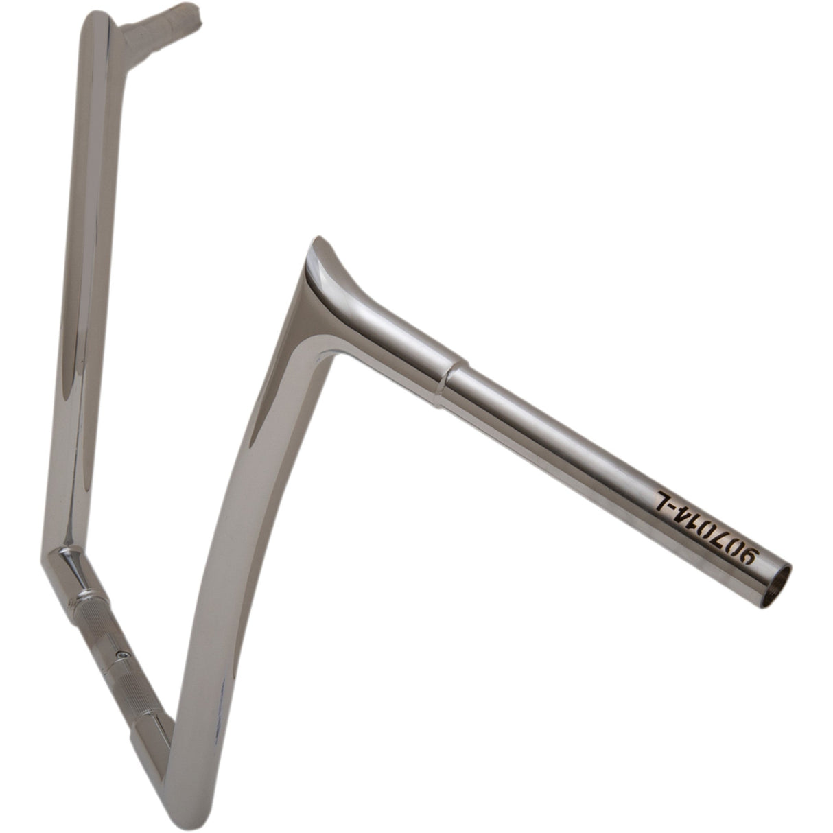 FAT Baggers INC. 1-1/4" EZ Install Pointed Top Handlebar 14" Chrome - 907014 For Harley Touring / Softail / Road King / Road Glide 1994-2023