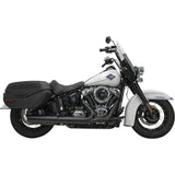 BASSANI XHAUST 1801-1859 1S38FB 4" Slip-On Muffler with Baffle Core 4" Slip-On Muffler with 2-1/2" x 10" Baffle Core - Black - 49-State