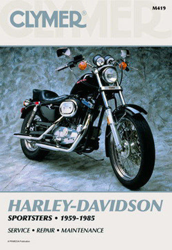 Clymer Repair Manual Harley Sportsters - CM419 For Harley Sportster 1972-1985