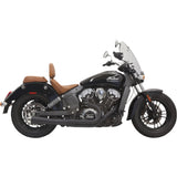 Bassani Xhaust Road Rage 2-Into-1 Exhaust System - 8S12JB For Indian Scout 2015-2024