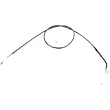Magnum Shielding Black Pearl™ Braided Throttle Idle Cable — Idle 39-7/8" - 443610 For Harley Sportster 2007-2021