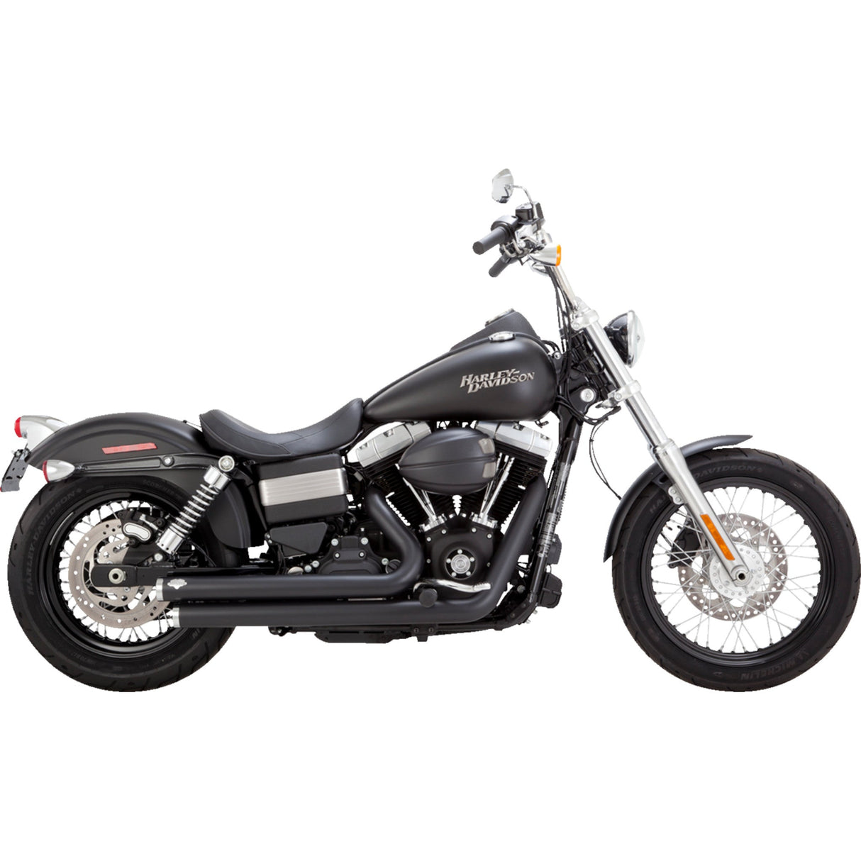 Vance & Hines Big Shot 2-Into-2 Exhaust System - 47958 For Harley Dyna 2006-2009