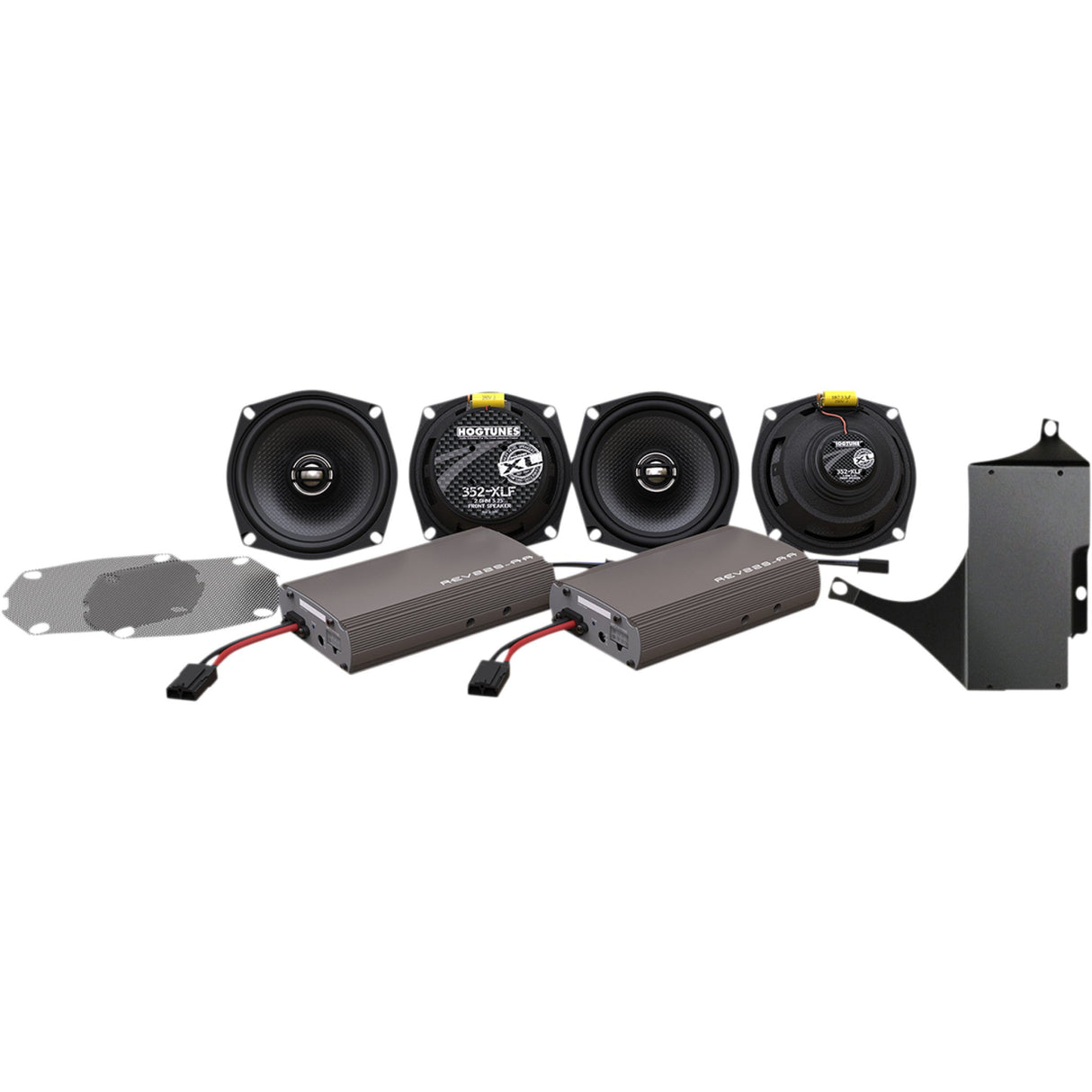 Hogtunes XL Series 450 W Dual Amplifier Speaker Kit - RG ULTRA KIT-XL For Harley Road Glide 2011-2013
