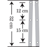 MEMPHIS SHADES 2310-0010 MEP6120 Road King Replacement Plastic - 15" - Clear