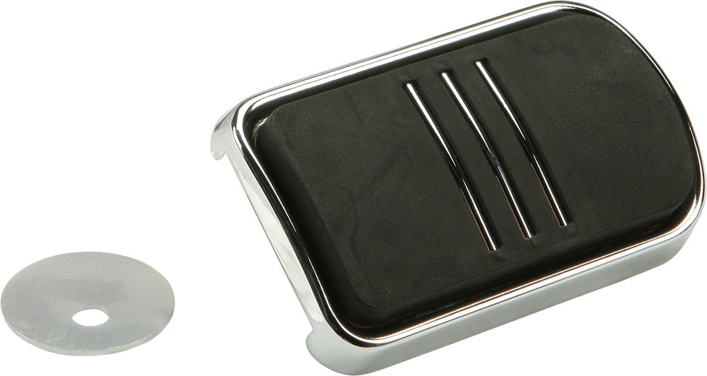 Harddrive Brake Pedal PAD Chrome FLT - B35-0221 For Harley Motorcycles 1980-2021