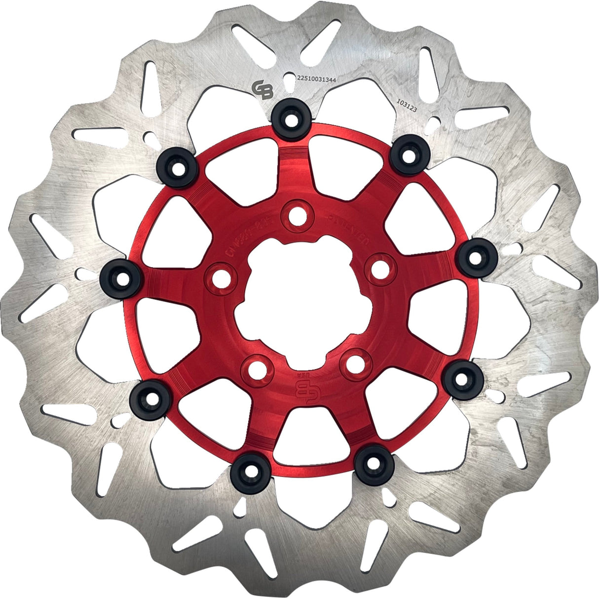 GALFER 1710-4559 DF680CW-R Wave® Brake Rotors - Front - Red
