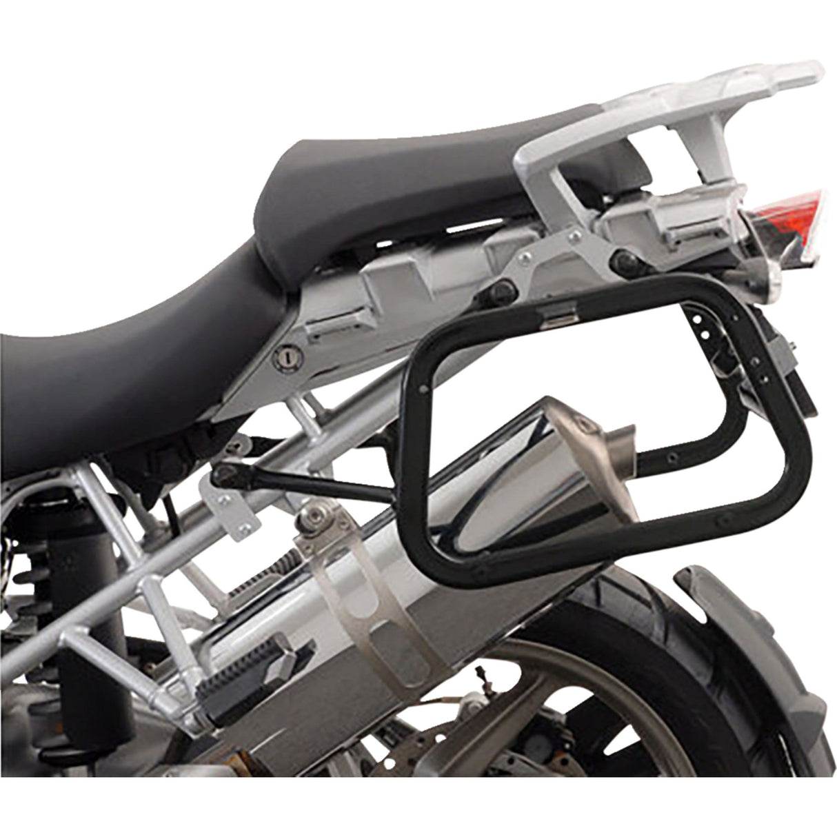 SW-MOTECH 3580-0415 KFT.07.311.70000/S TRAX ADV Aluminum Case System silver - bmw r 1200 '04-'13