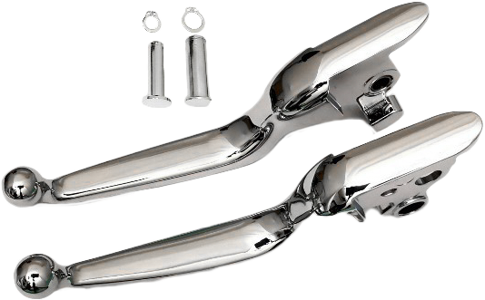 Harddrive 820-54374 053578 SMOOTH LEVER SET CHROME SOFTAIL 18-23