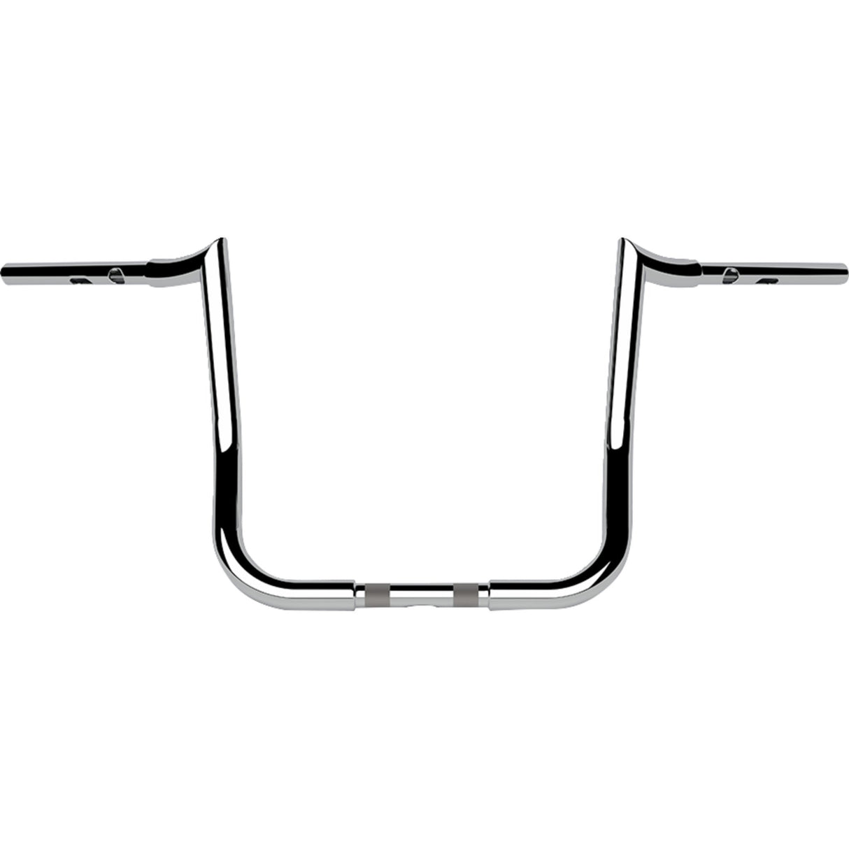 LA Choppers 1-1/4" Prime Ape Handlebar 12" Chrome - LA-7371-12 For Harley Touring 2023-2026
