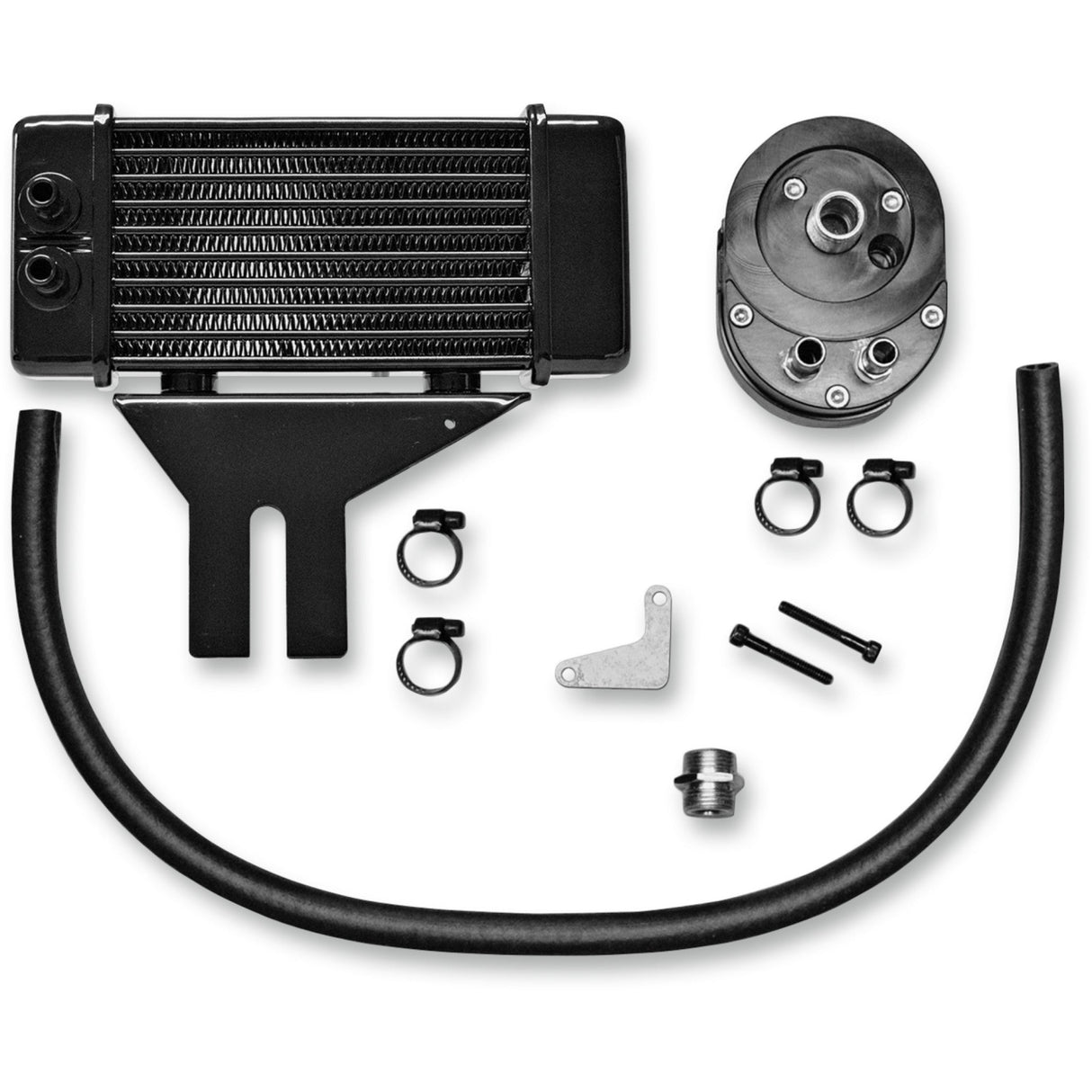 Jagg Standard Oil Cooler - 750-2500-0323 For Harley Dyna 1991-2017