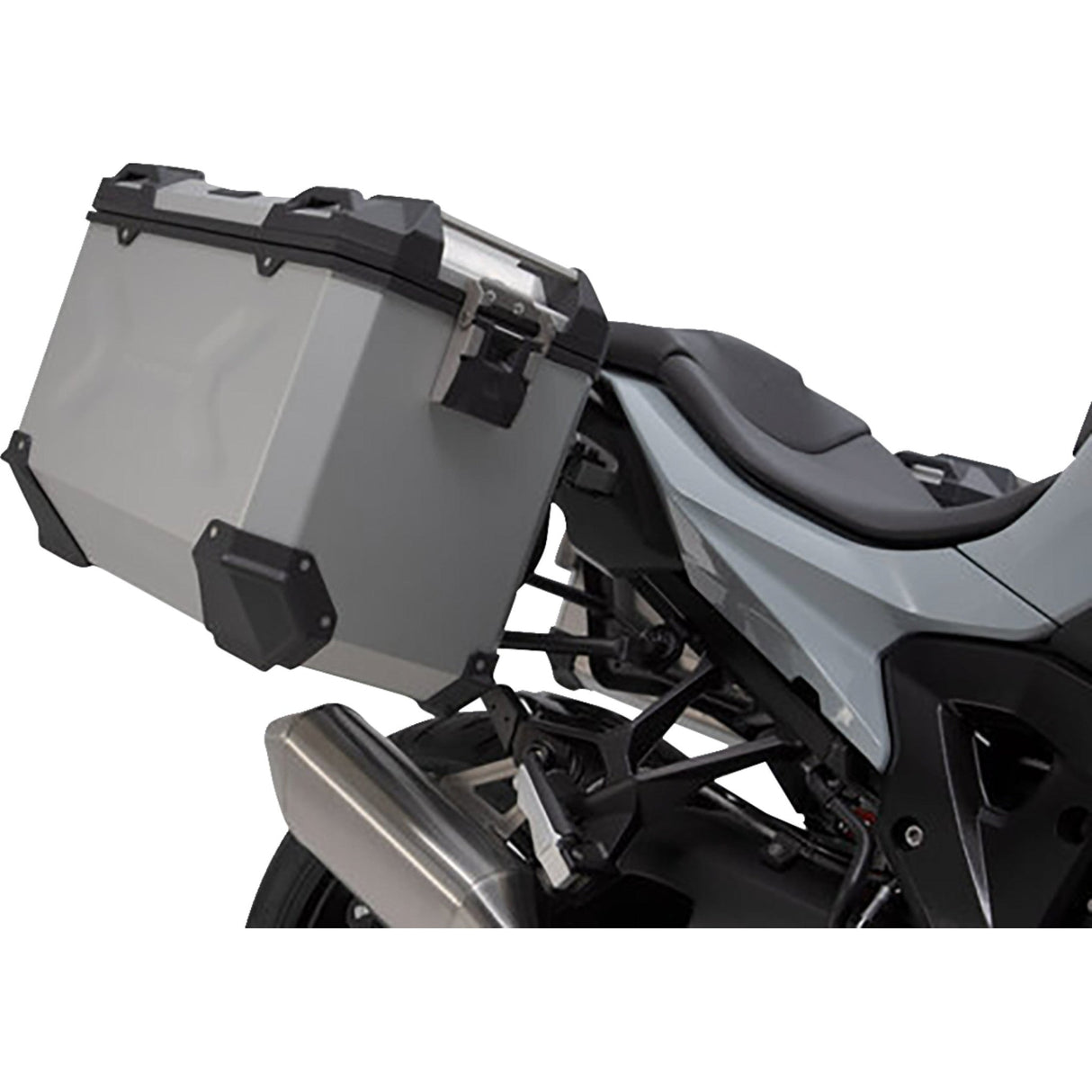 SW-MOTECH 3580-0439 KFT.07.954.70101/S TRAX ADV Aluminum Case System silver - bmw s 1000 xr '19-'24
