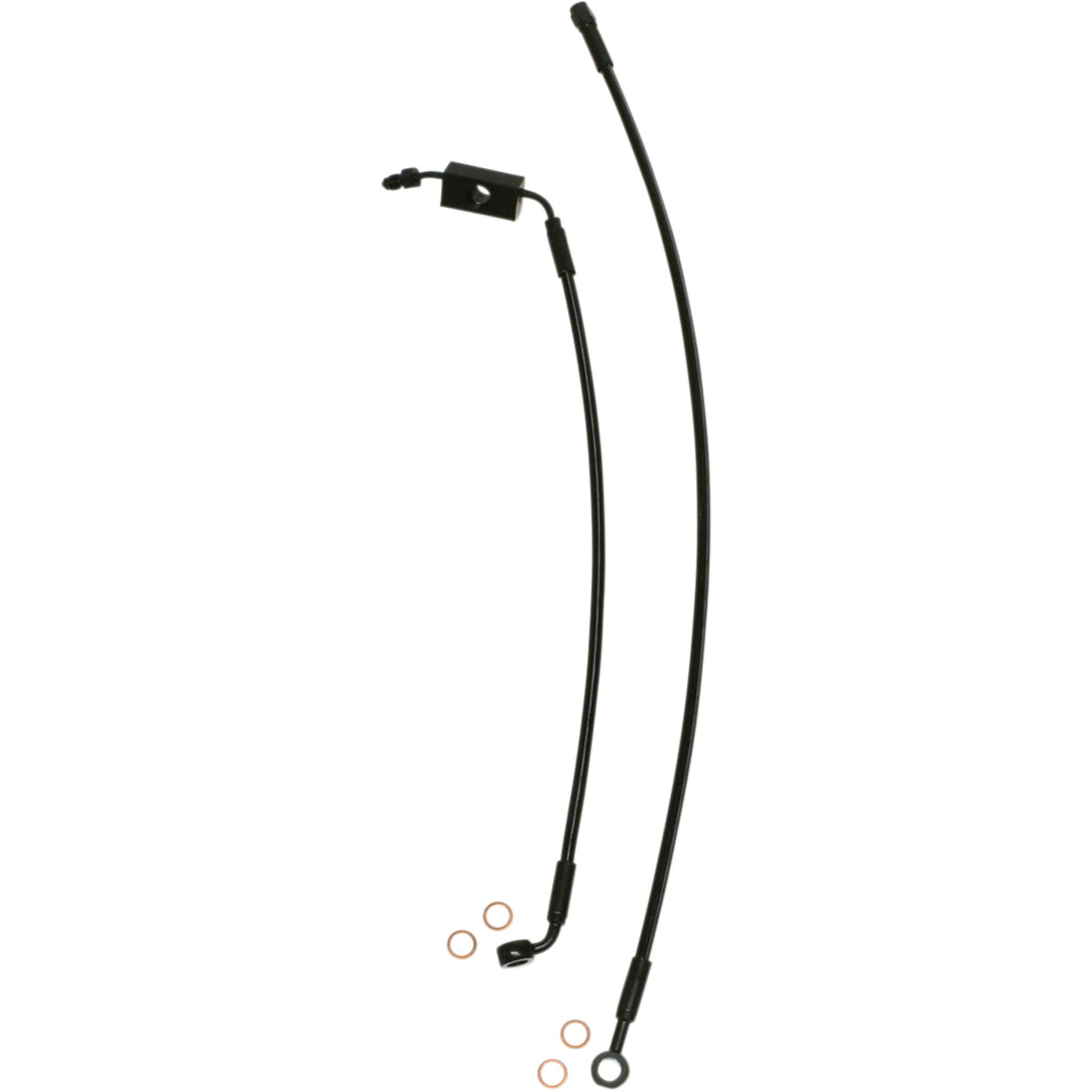 Magnum Shielding Extreme Response Front Brake Line Kit For ABS XR Black - SBB1326-31 For Harley Sportster 2014-2022