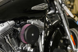 K & N Engineering 99+ Harley Davidson Street Metal Intake System Hammer Black - RK-3933B For Harley Motorcycles 1999-2017