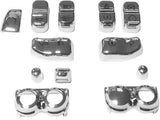 Harddrive 820-52461 370341 SWITCH CAP KIT CHROME `16-UP FLHT/FLTR EXC SE MODELS