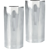 PERFORMANCE MACHINE (PM) 0411-0056 0208-2045-CH Fork Slider Covers — Tech - Chrome - Tech