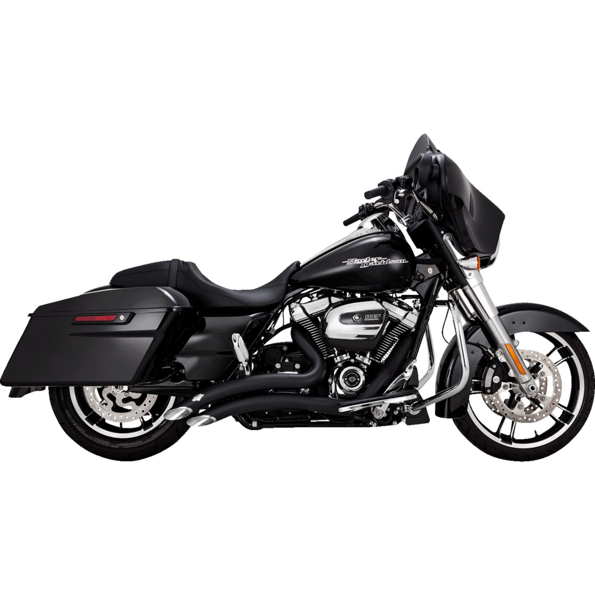 Vance & Hines Big Radius 2-Into-2 Exhaust System - 46373 For Harley Touring 2017-2025