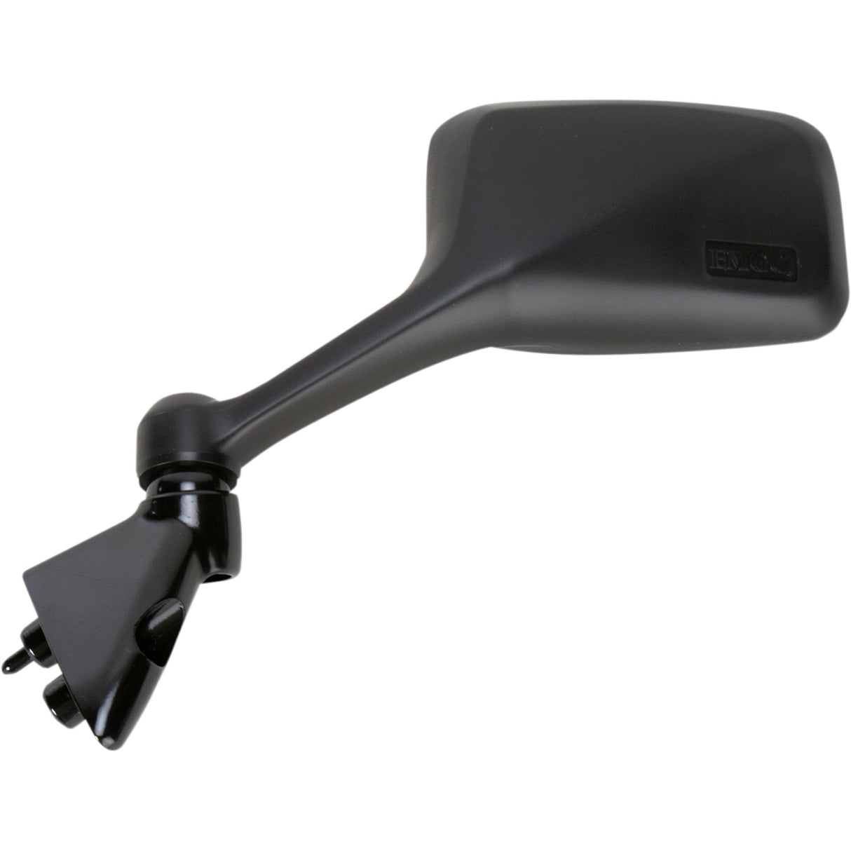 EMGO 0640-0688 20-43082 OEM-Style Replacement Mirror Mirror - Side View - Rectangle - Black - Left