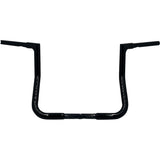 FAT Baggers INC. 1-1/4" EZ Install Flat Top Handlebar Reduced Reach 13" Black - 705013-B For Harley Touring 2008-2025
