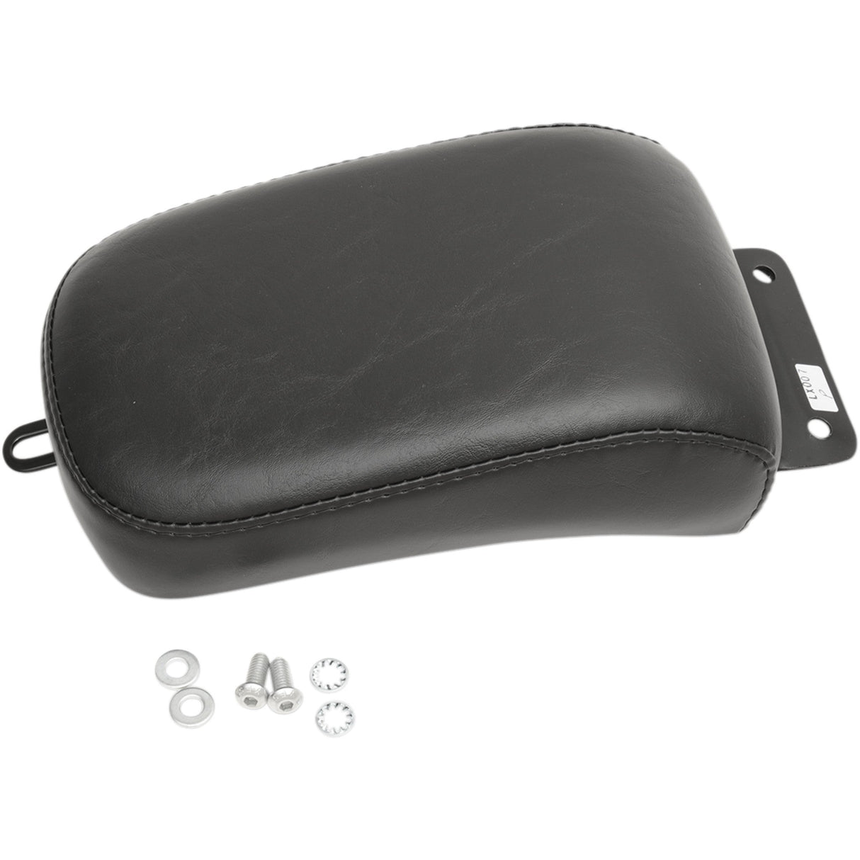 LePera Bare Bones Series Pillion Pad — Smooth Black - LX-007P For Harley Softail 2000-2007