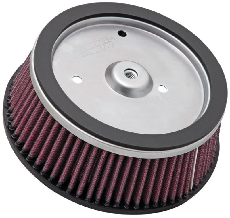 K & N Engineering Round Tapered 6.25in Base OD X 5.5in Top OD X 2.125in H - HD-0800 For Harley Electra Glide / Road King / Softail / Dyna 2007-2008