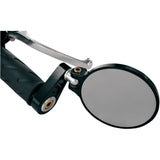 JOKER MACHINE 0640-0487 09-303B Folding Bar End Mirror Folding Bar-End Mirror - 3-1/4" - Black