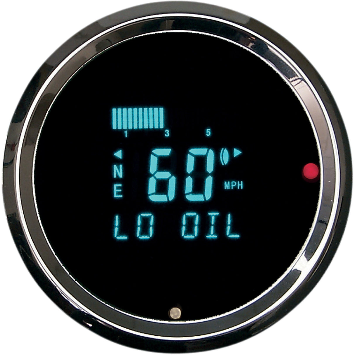 DAKOTA DIGITAL 2210-0038 HLY-3011 3011 Round Performance Speedometer with Indicators - 3011 Round Digital Speedometer with Indicators - 3-3/8"