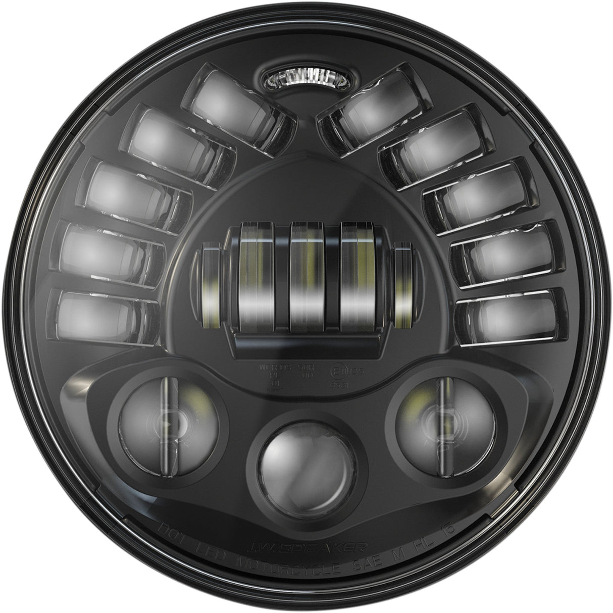 CUSTOM DYNAMICS 2001-2136 PB-7PA-B ProBEAM® 7” Adaptive Headlamp - Adaptive Headlight with Mount - Black