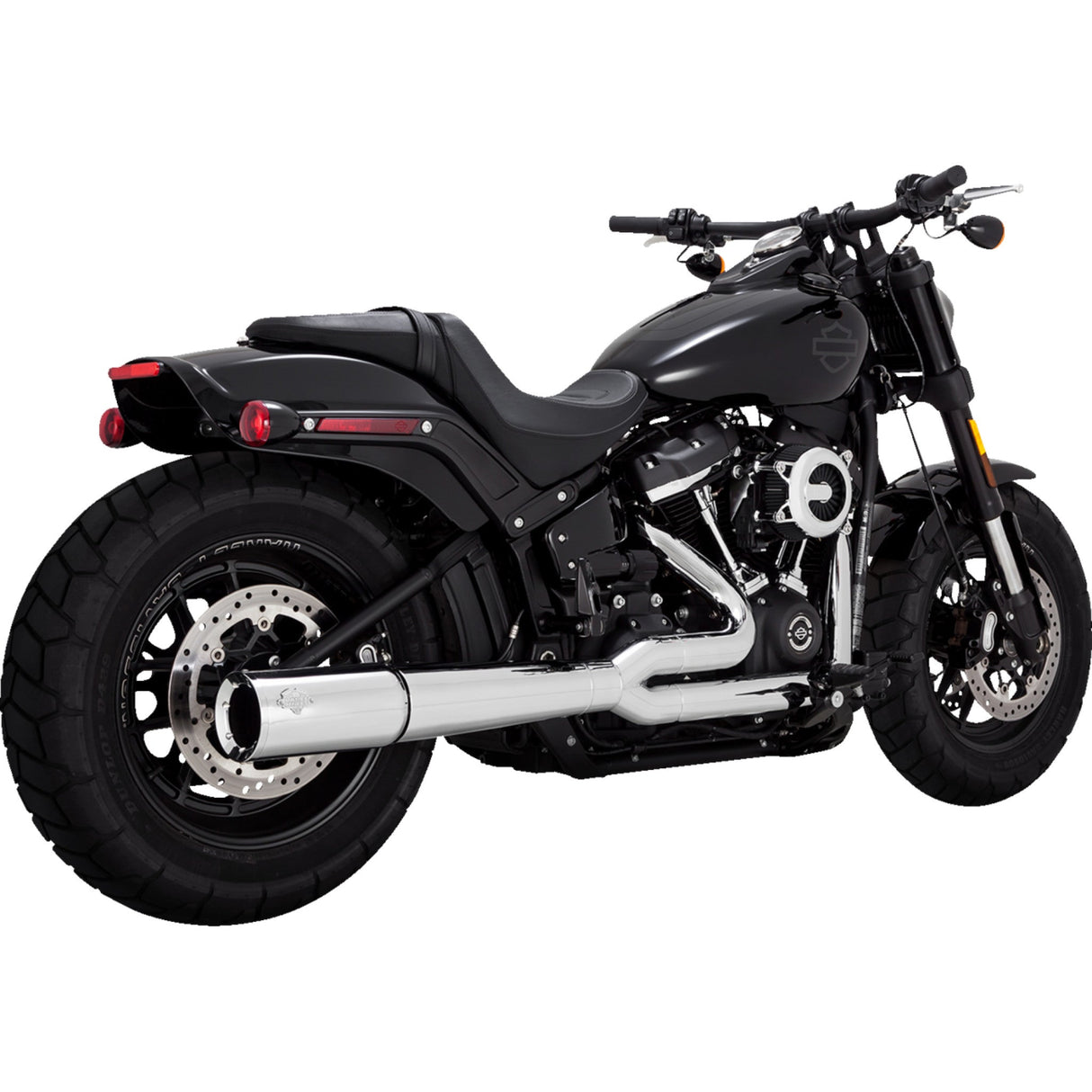 VANCE & HINES 1800-2575 17387 Pro Pipe 2-into-1 Exhaust System - Chrome
