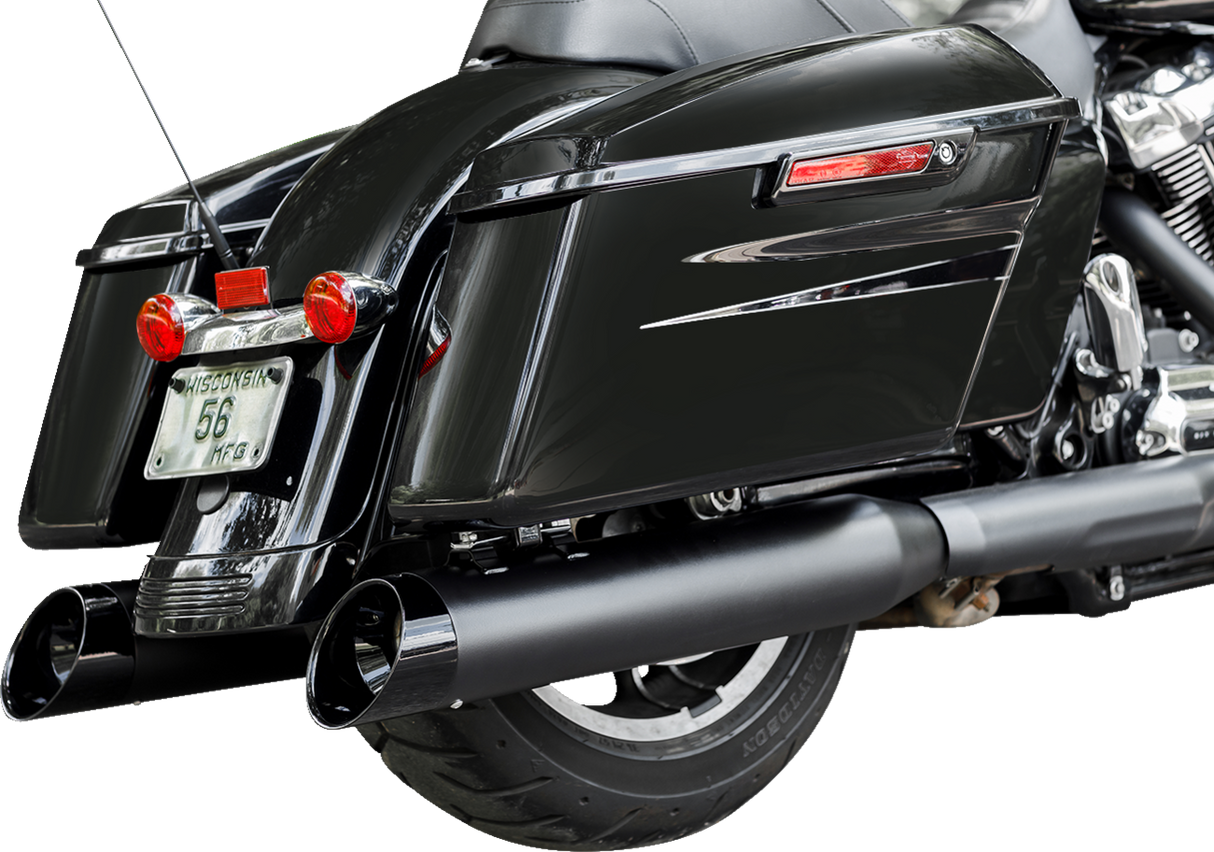 4-1/2" Black MK45 Cutlass Performance Mufflers - 1801-1493
