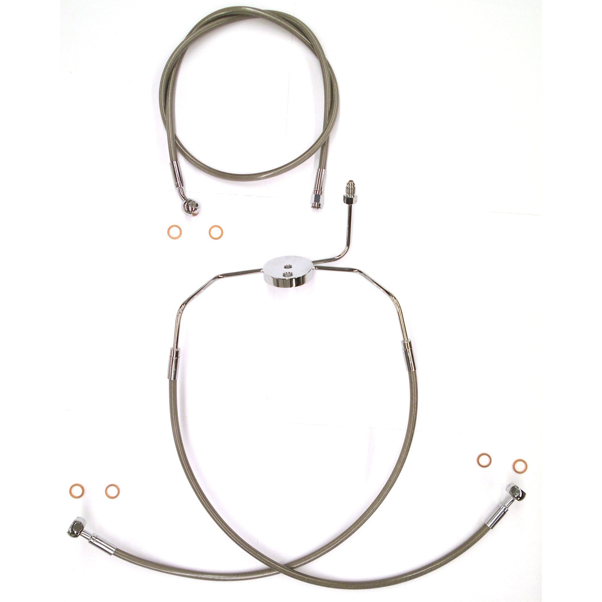 MAGNUM SHIELDING 1741-5087 SSC1304-31 XR Stainless Extreme Response Front Brakeline Kit - Stainless Steel