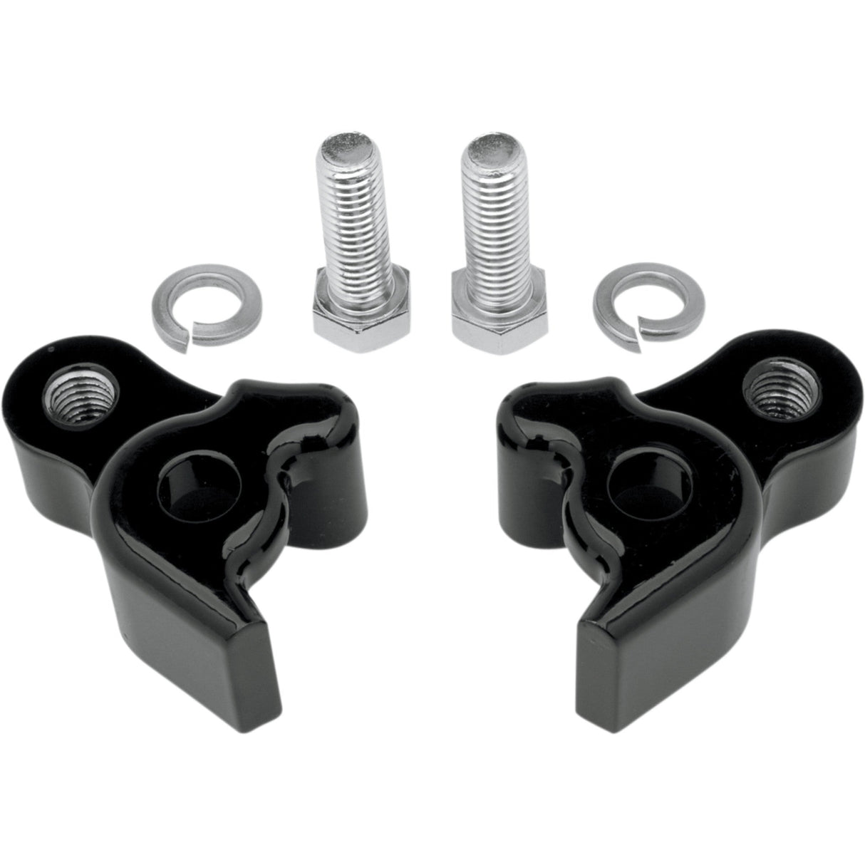 Burly Brand Rear Lowering Kit Rear Lowers 1" Black - B28-42008 For Harley Touring 2009-2016