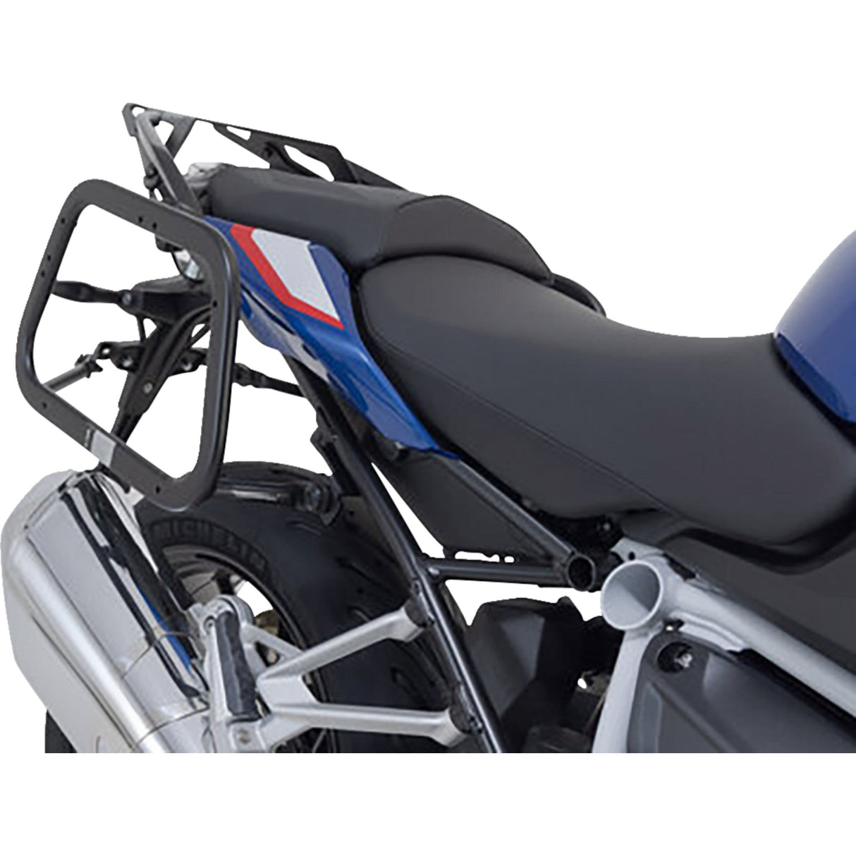 SW-MOTECH 3580-0437 KFT.07.573.70100/S TRAX ADV Aluminum Case System silver - bmw r 1200/1250 r '14-'24