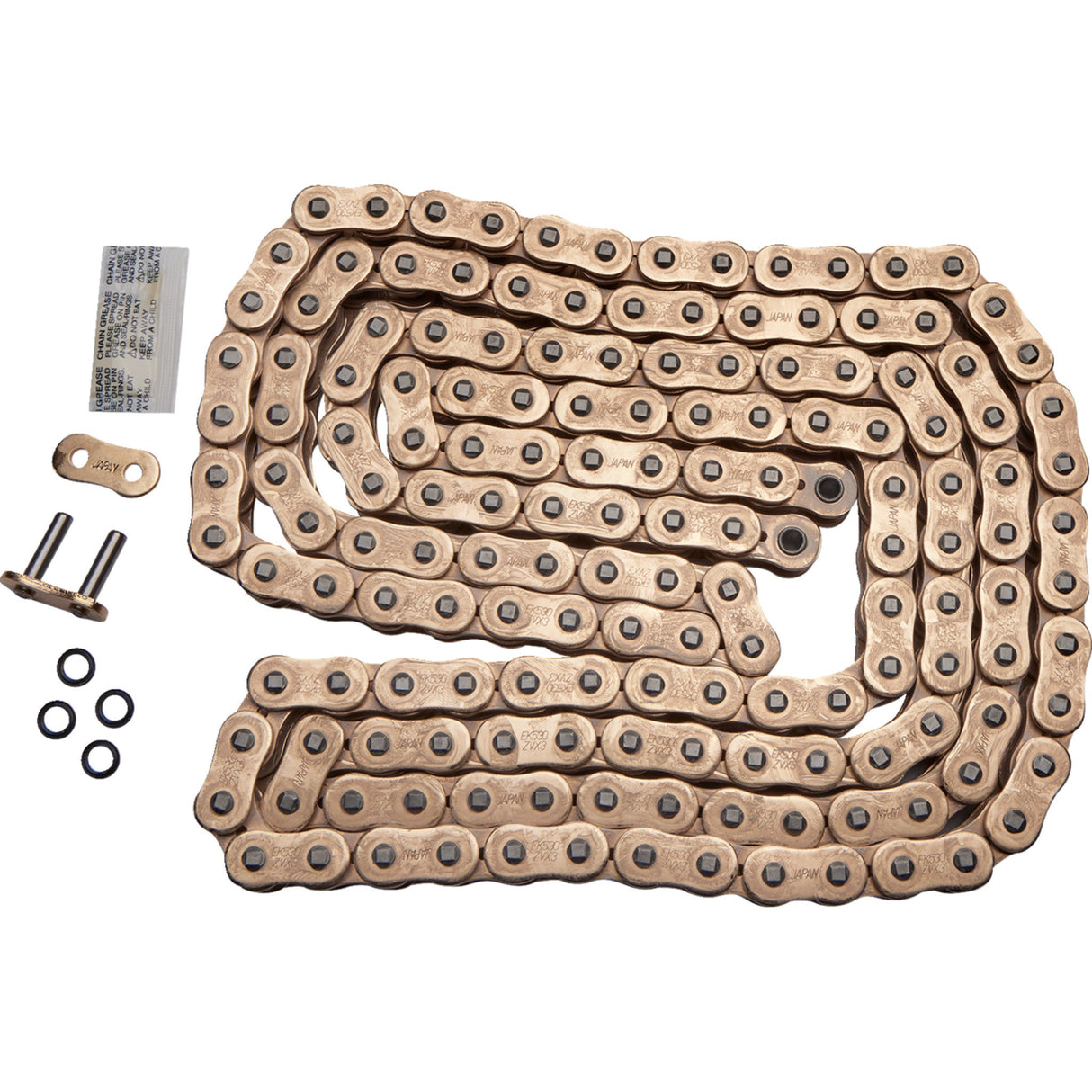 EK 1223-0685 530ZVX3-160G 530 ZVX3 Extreme Sportbike Series Chain 530 ZVX3 - Sportbike Chain - 160 Links - Gold