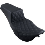 Saddlemen Step-Up Seat — Front Lattice Stitch Black - 897-06-172 For Harley Touring 1997-2007