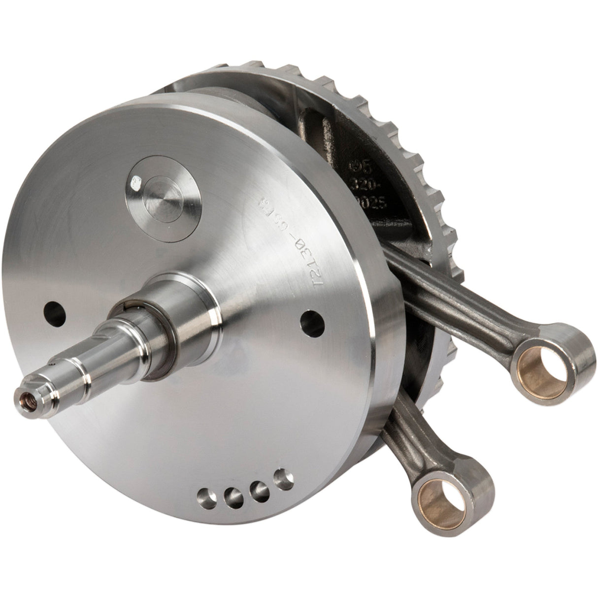 S&S Cycle Replacement Flywheel Assembly 4-5/8" Without Sprocket Bearing Race Replacement For SE 120R 124" Motor - 320-0523 For Harley Dyna 2006