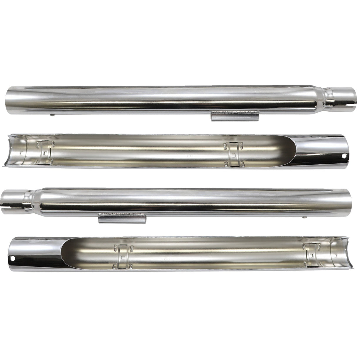 Cobra Bad Hombre Duals 2-Into-2 Exhaust System - 6984 For Harley Softail 1997-2006