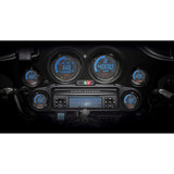 Koso North America HD-02 Six-Piece Gauge Kit Black - BA050903 For Harley Touring 2004-2013
