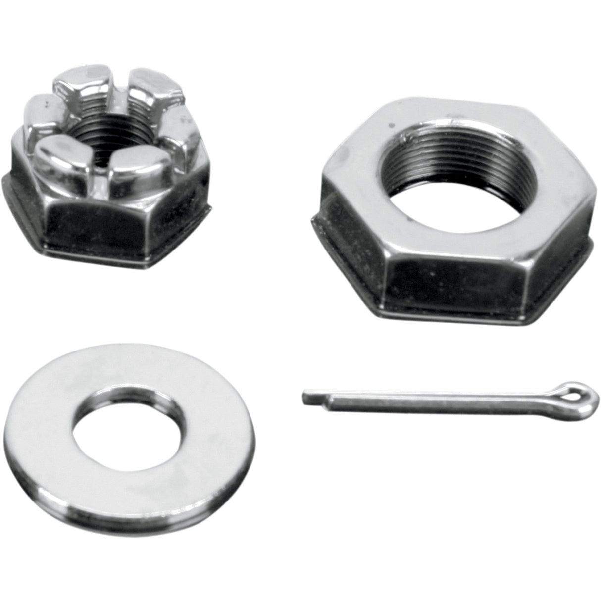 COLONY 2401-0444 8162-3 Axle Nut Kits Nut/Washer Kit - Chrome