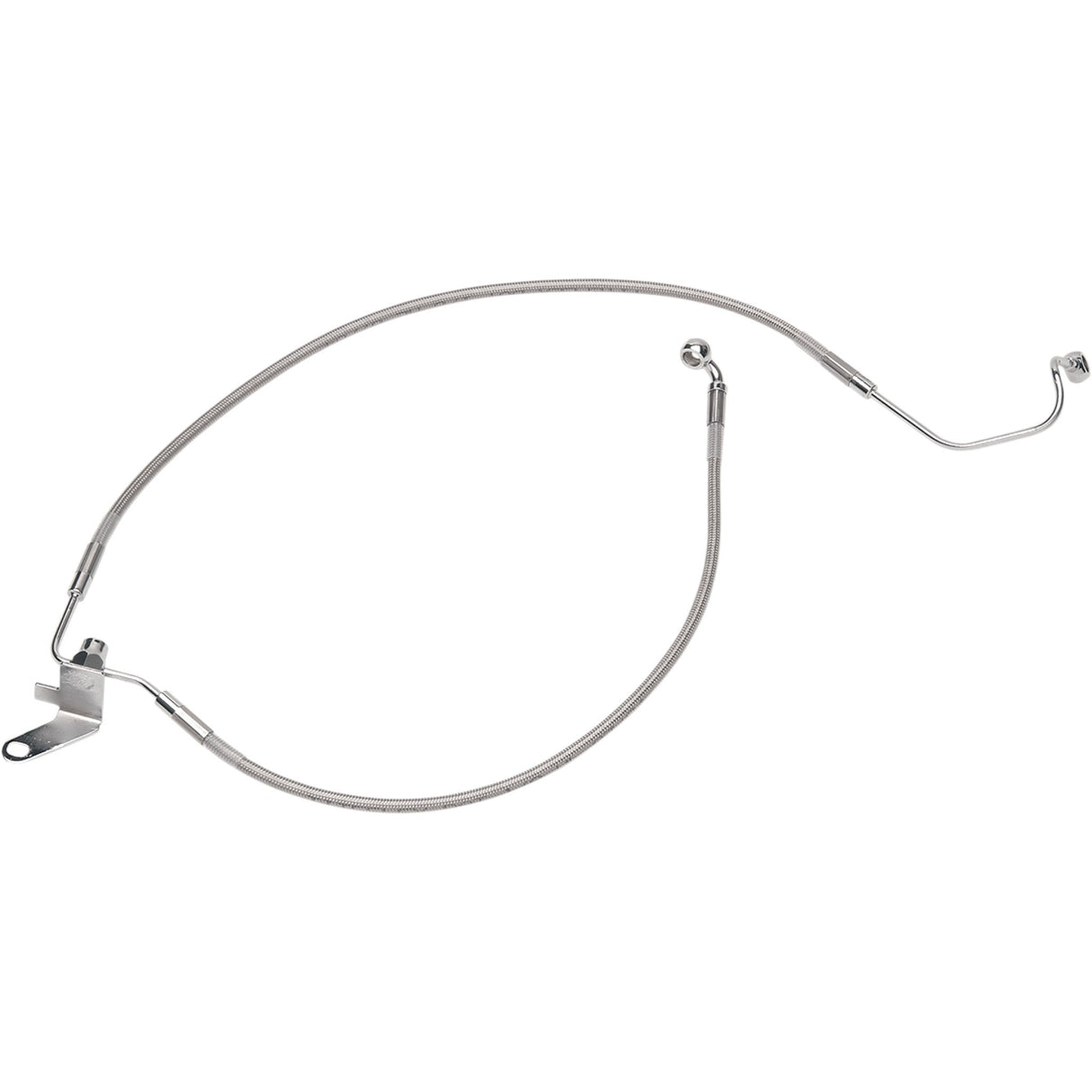 Drag Specialties Stainless Steel Brake Line Kit Rear For Harley Softail 2000-2006